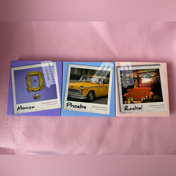 Revolution Other - Friends x Revolution - Eyeshadow Makeup Palettes Set of 3 - Phoebe Rachel Monica